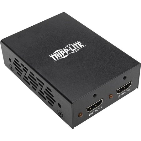 TRIPP LITE HDMI Splitter, 2-Port, Ultra-HD, Black TRPB118002UHD2